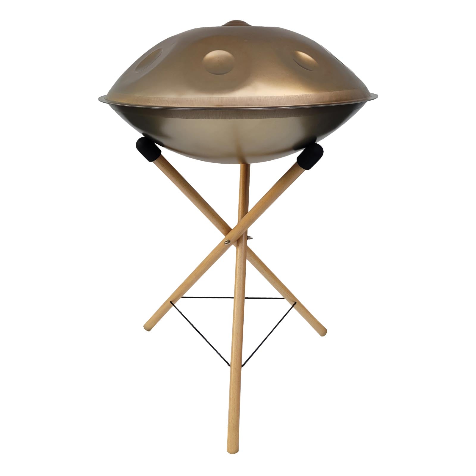 Sound-Sculpture Handpan Ständer Holz (sitzend)
